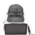 GUCCI グッチ ベースボールキャップ ロゴプリント シェリーライン レザー